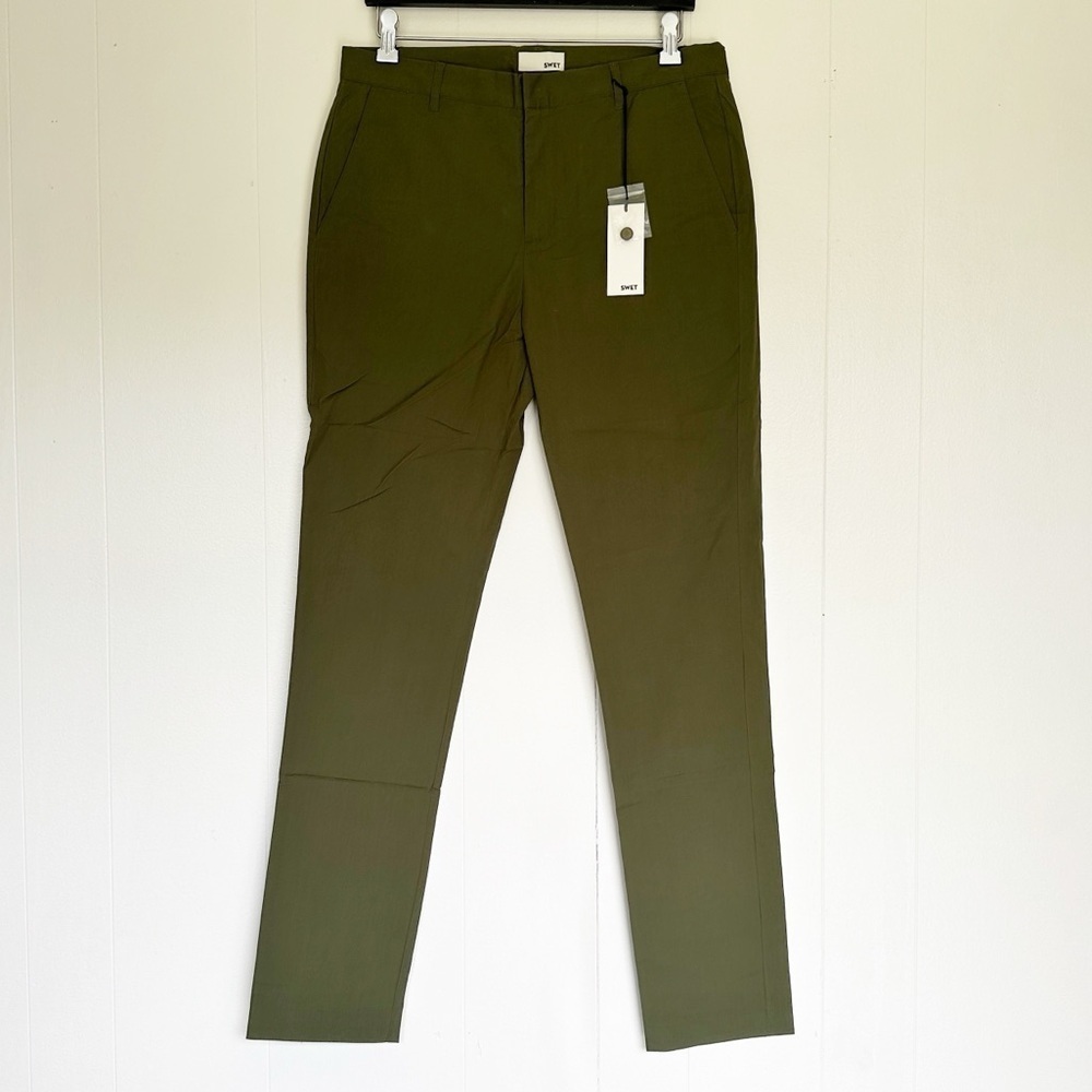 NWT SWET TAILOR Military Officer Pants Olive 33Wx32L